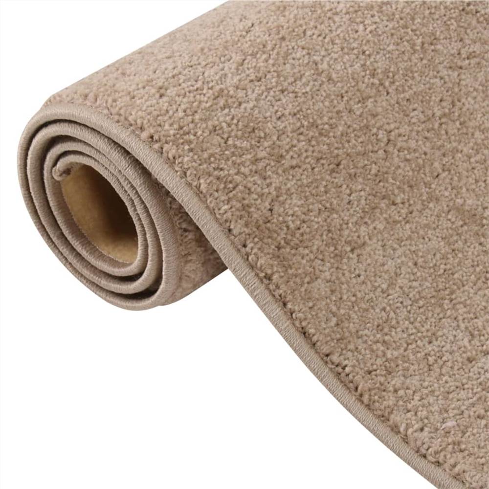 Rug Short Pile 200x290 cm Brown
