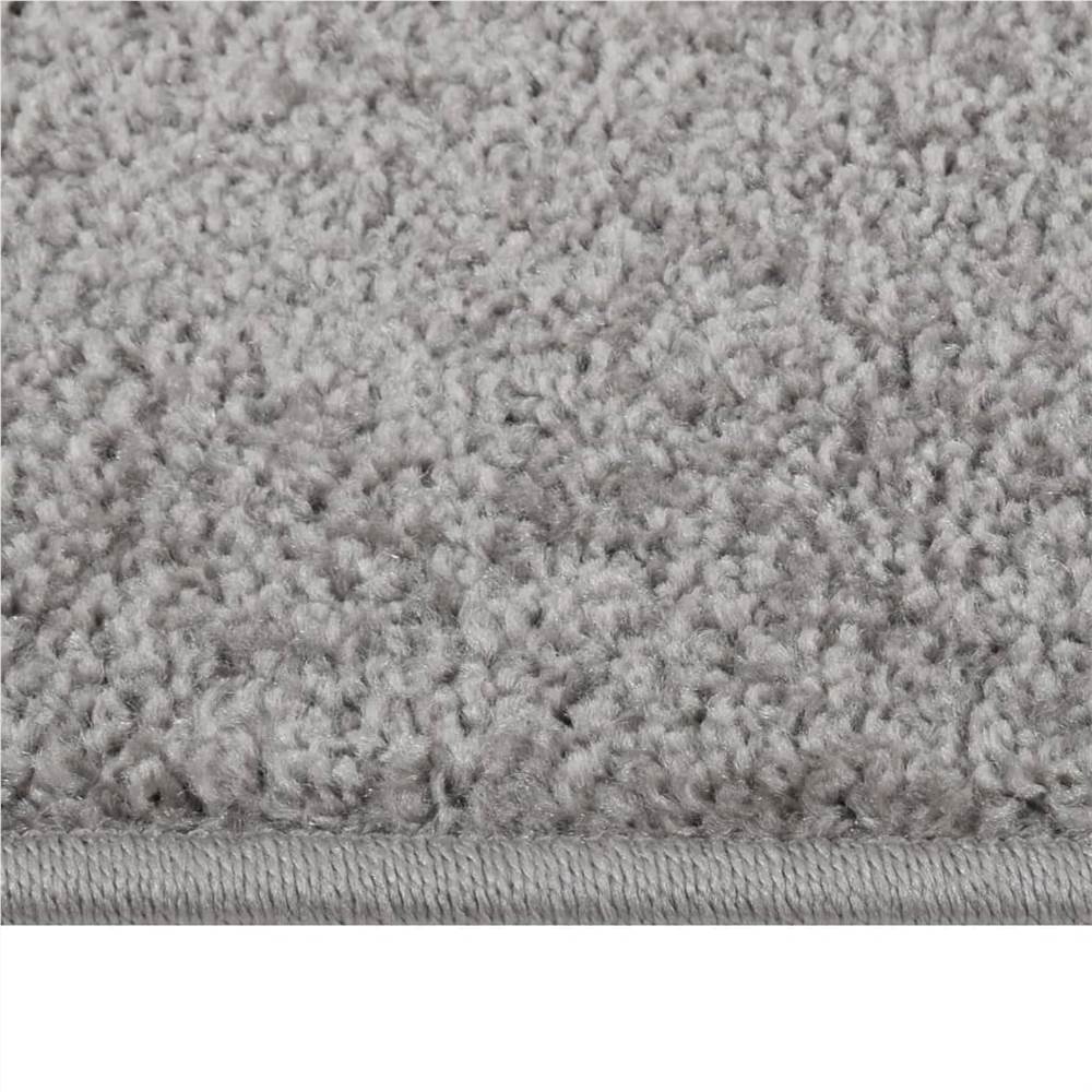 Rug Short Pile 80x150 cm Grey