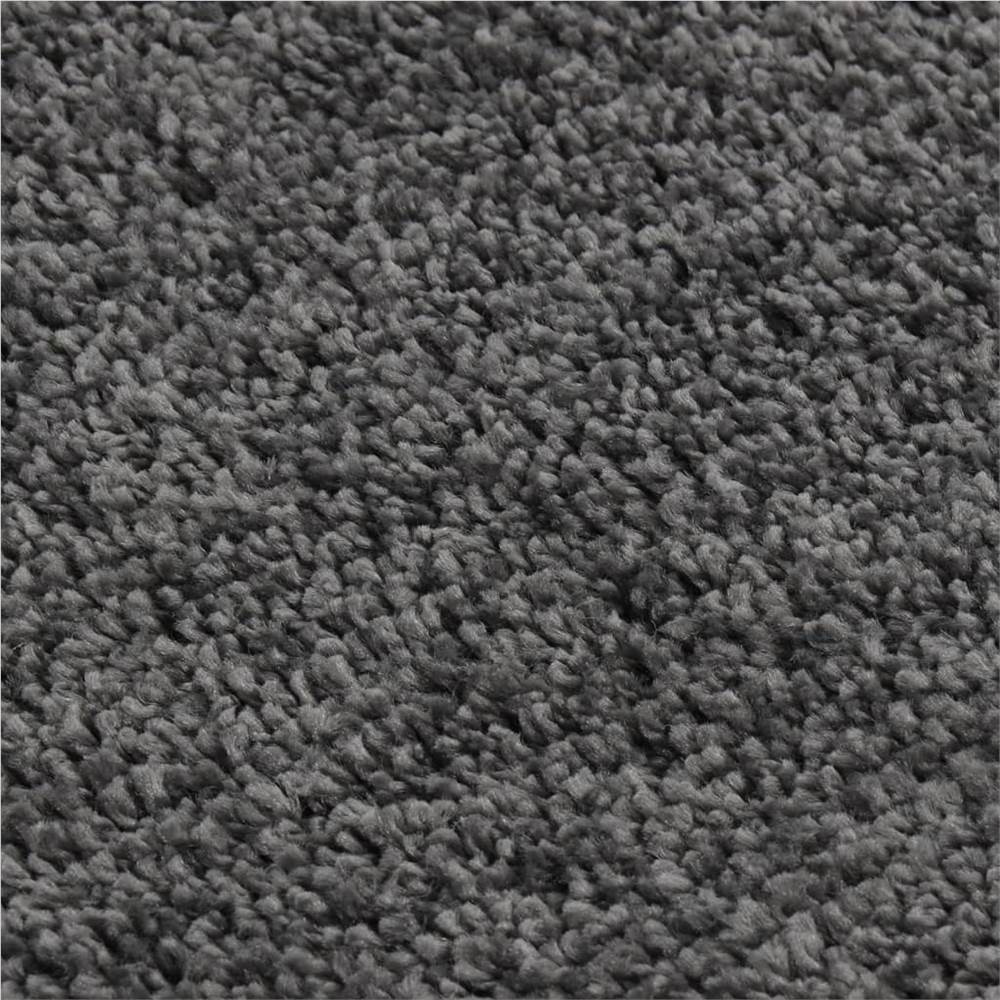 Shaggy Rug Dark Grey 120x170 cm Anti Slip