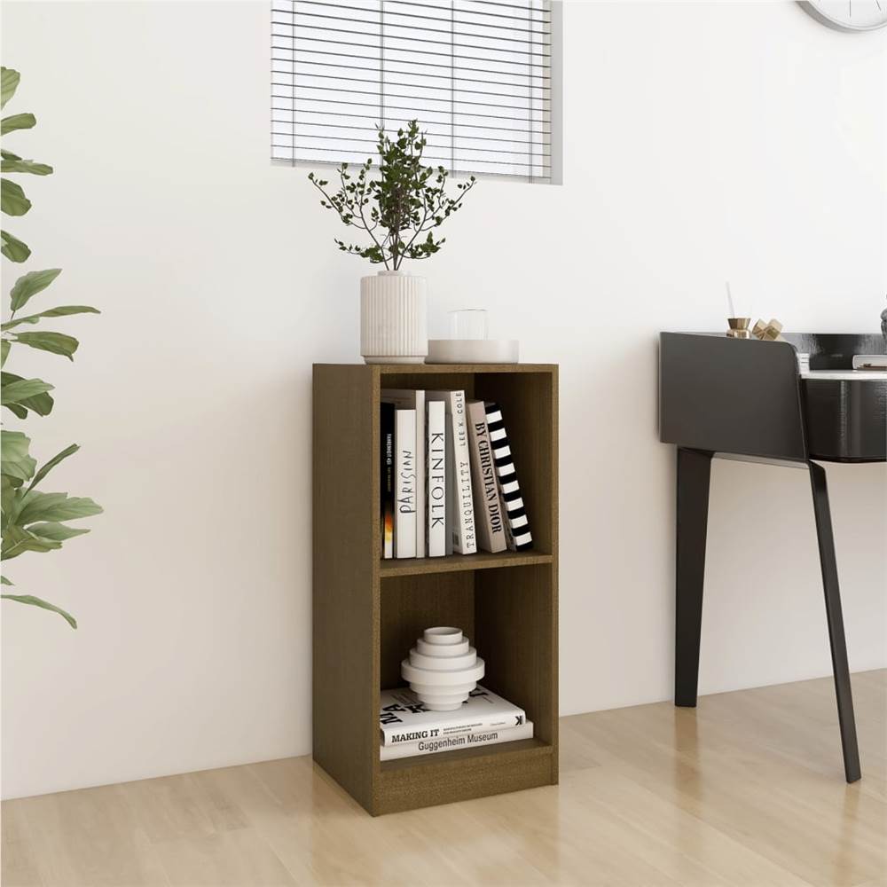Side Cabinet Honey Brown 35.5x33.5x76 cm Solid Pinewood