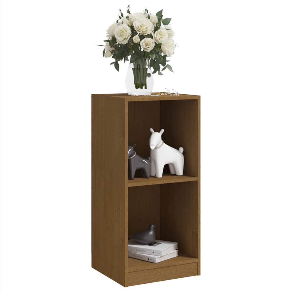 Side Cabinet Honey Brown 35.5x33.5x76 cm Solid Pinewood