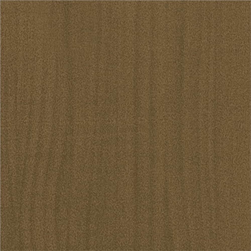 Side Cabinet Honey Brown 35.5x33.5x76 cm Solid Pinewood