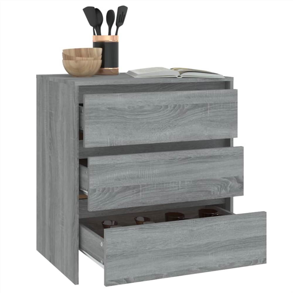 Sideboard Grey Sonoma 70x41x75 cm Chipboard
