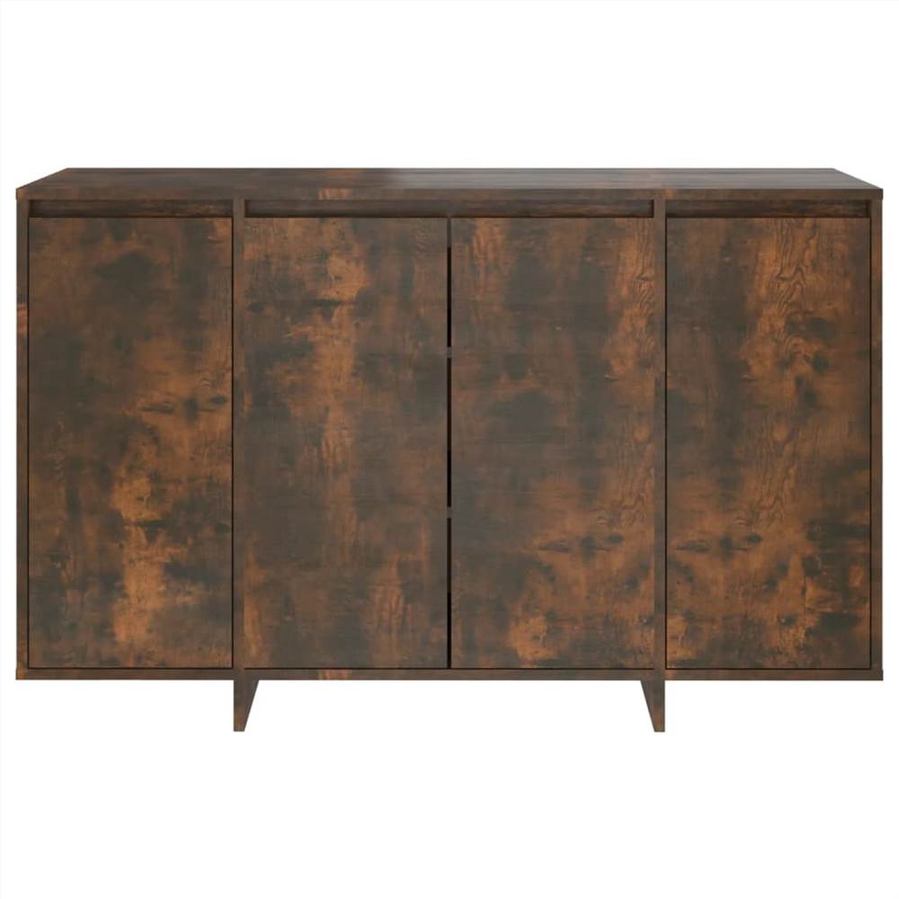 Sideboard Smoked Oak 120x41x75 cm Chipboard