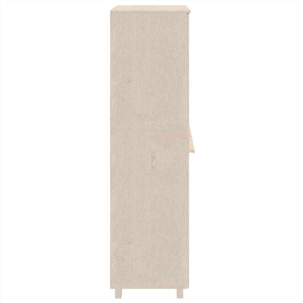 Wardrobe Honey Brown 89x50x180 cm Solid Wood Pine