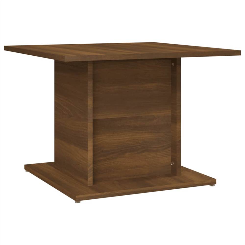 Coffee Table Brown Oak 55.5x55.5x40 cm Chipboard