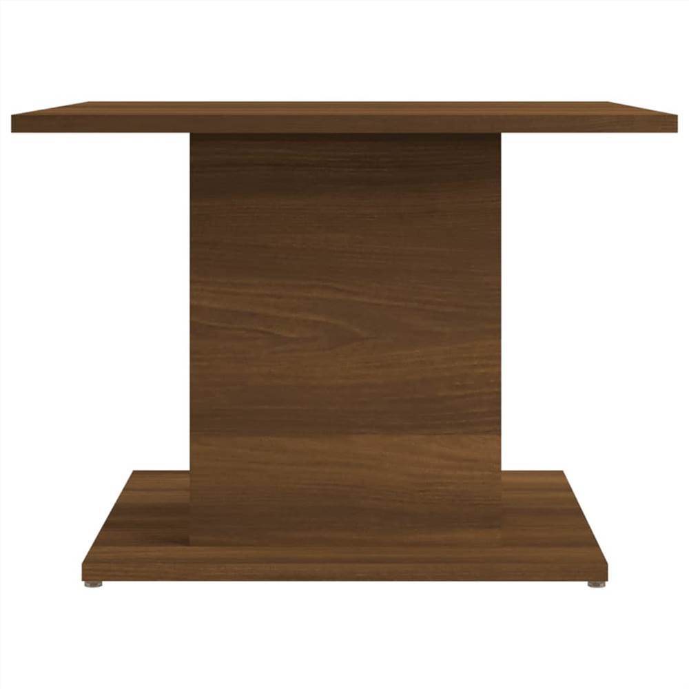 Coffee Table Brown Oak 55.5x55.5x40 cm Chipboard