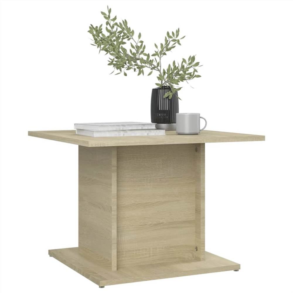 Coffee Table Sonoma Oak 55.5x55.5x40 cm Chipboard