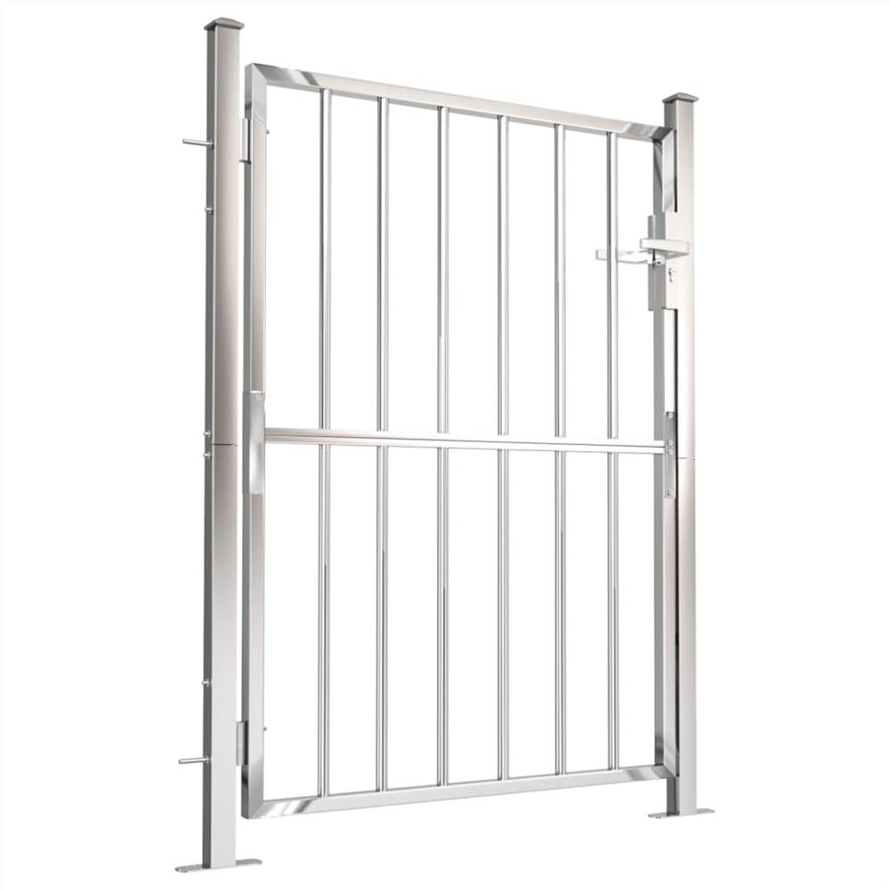 Garden Gate 100x125 cm Stainless Steel