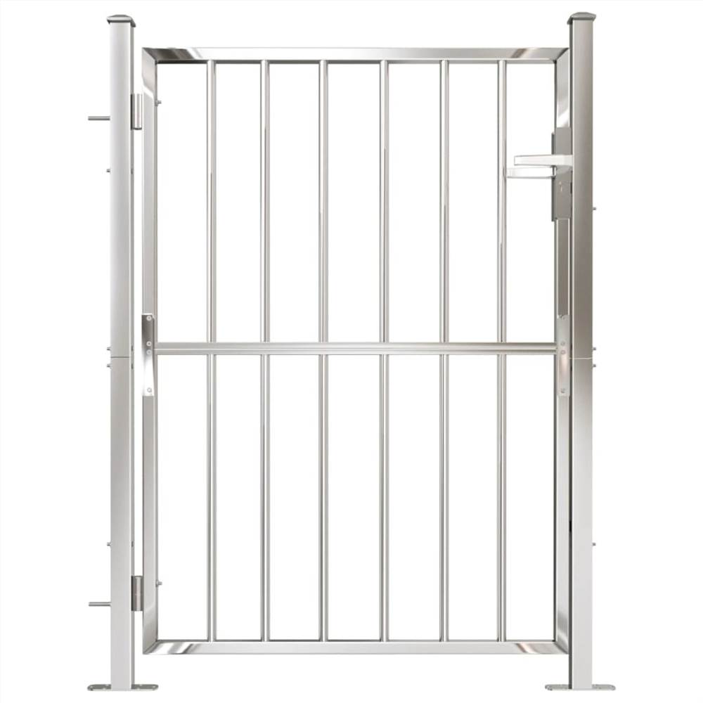 Garden Gate 100x125 cm Stainless Steel