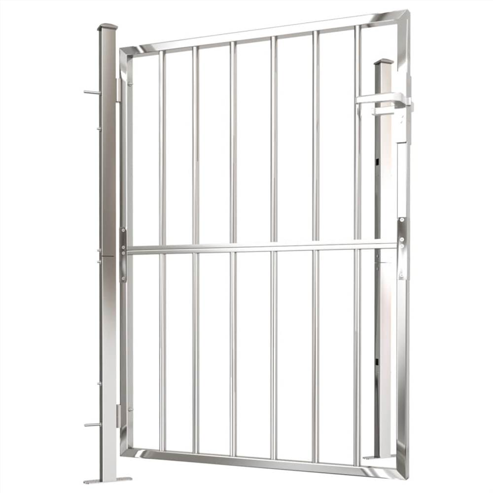 Garden Gate 100x125 cm Stainless Steel