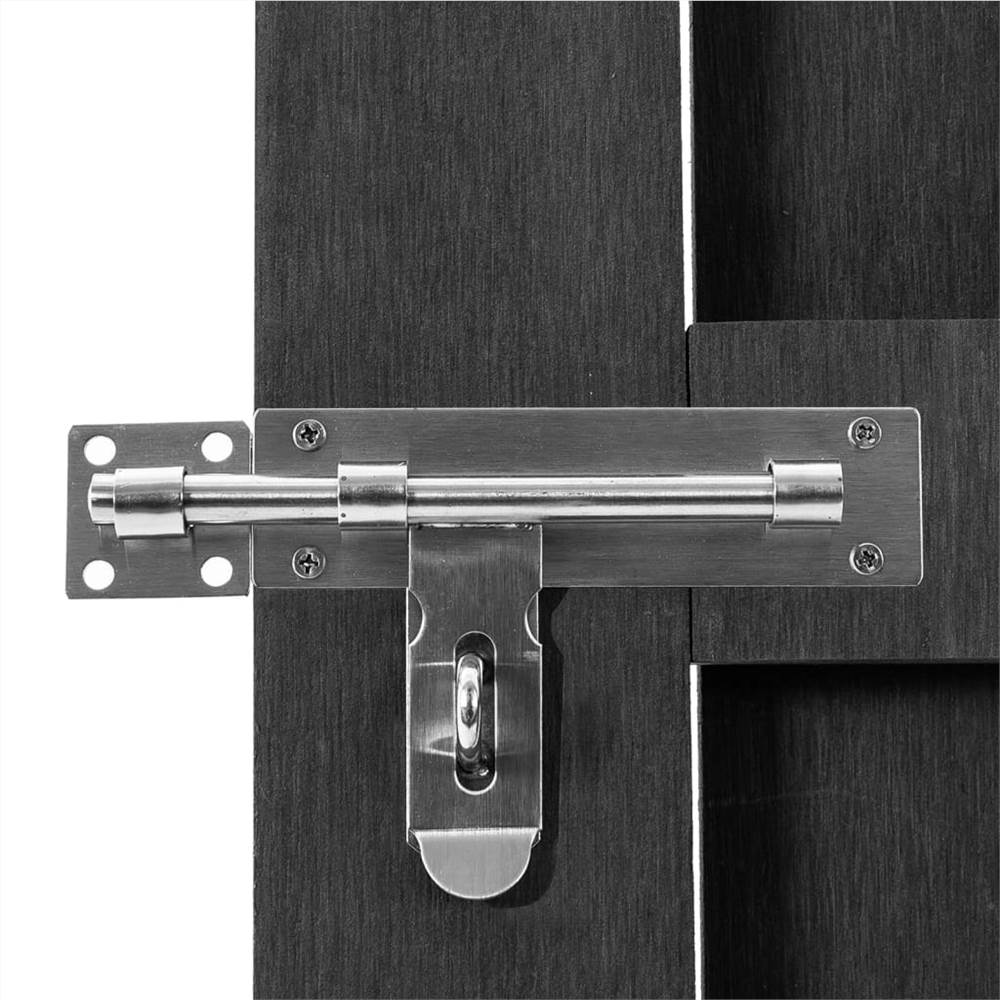 Garden Gate WPC 100x180 cm Grey