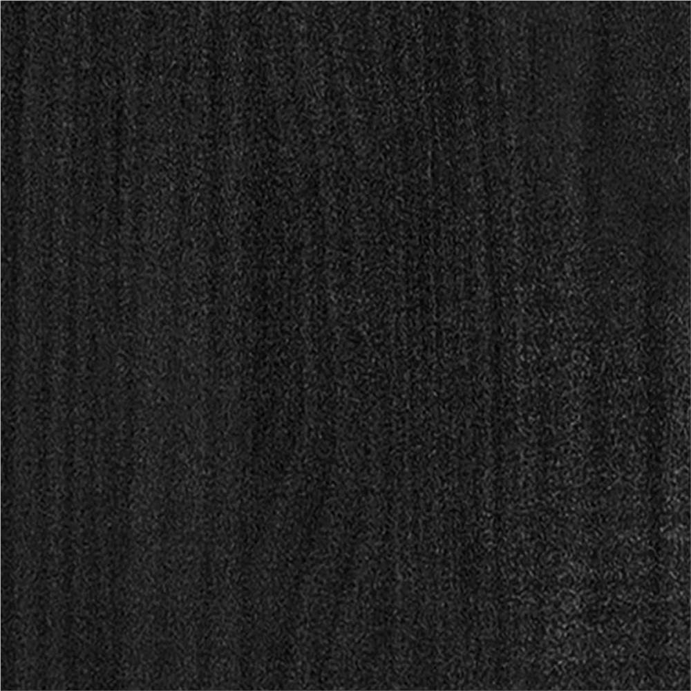 Garden Planter Black 200x50x70 cm Solid Pinewood