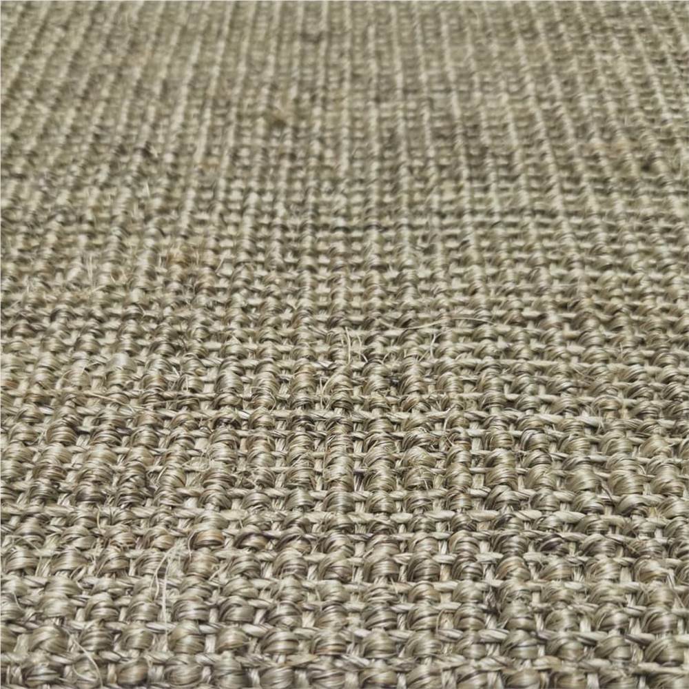 Rug Natural Sisal 100x250 cm Taupe