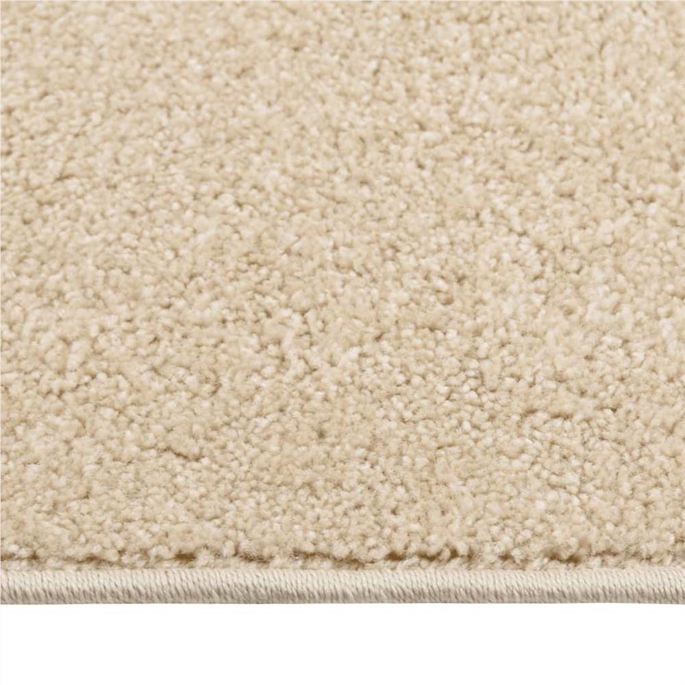 Rug Short Pile 80x150 cm Beige