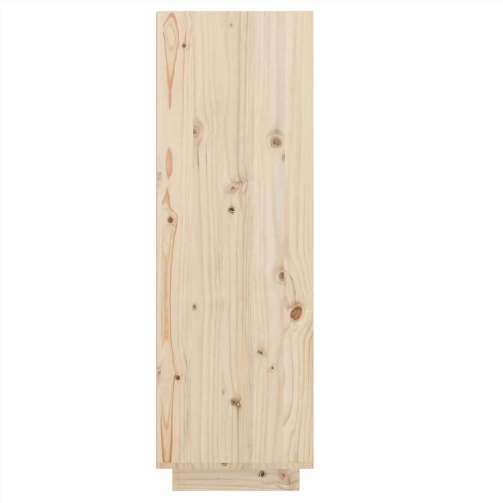 Shoe Cabinet 34x30x105 cm Solid Wood Pine