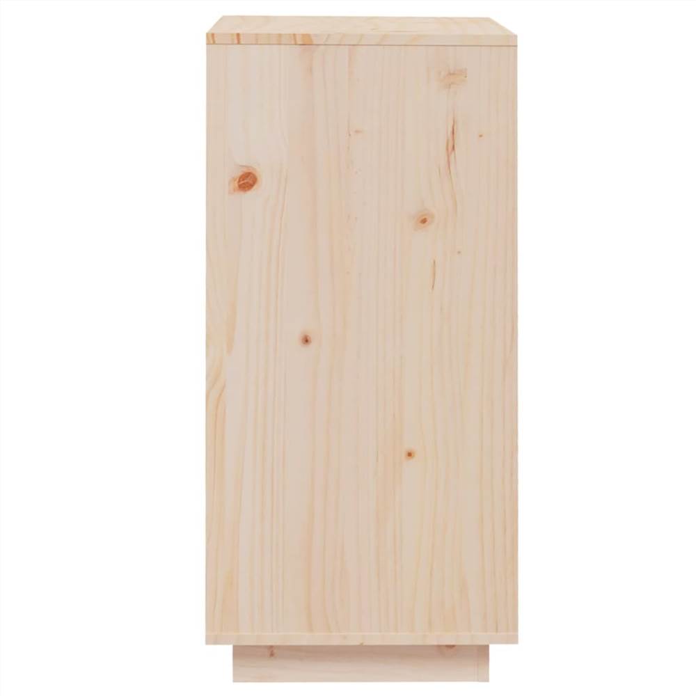 Shoe Cabinet 35x35x80 cm Solid Wood Pine