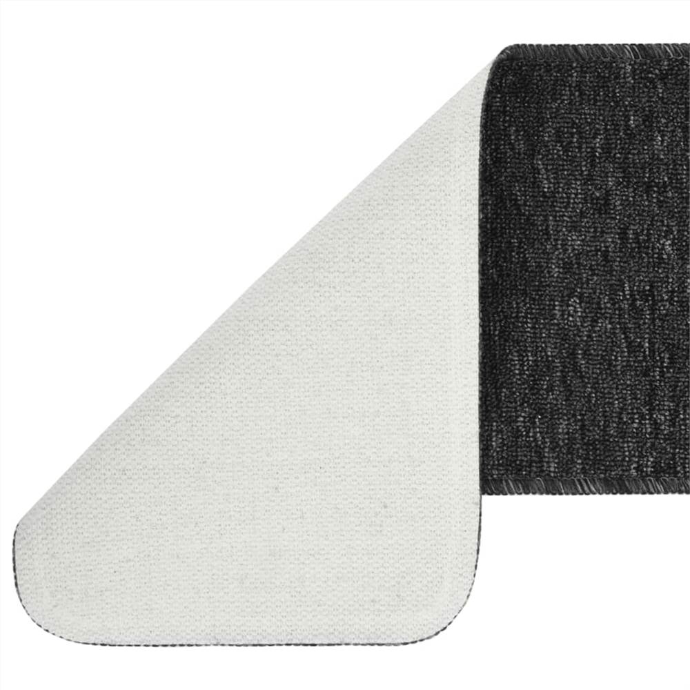 Stair Mats 15 pcs 60x25 cm Anthracite Anti Slip