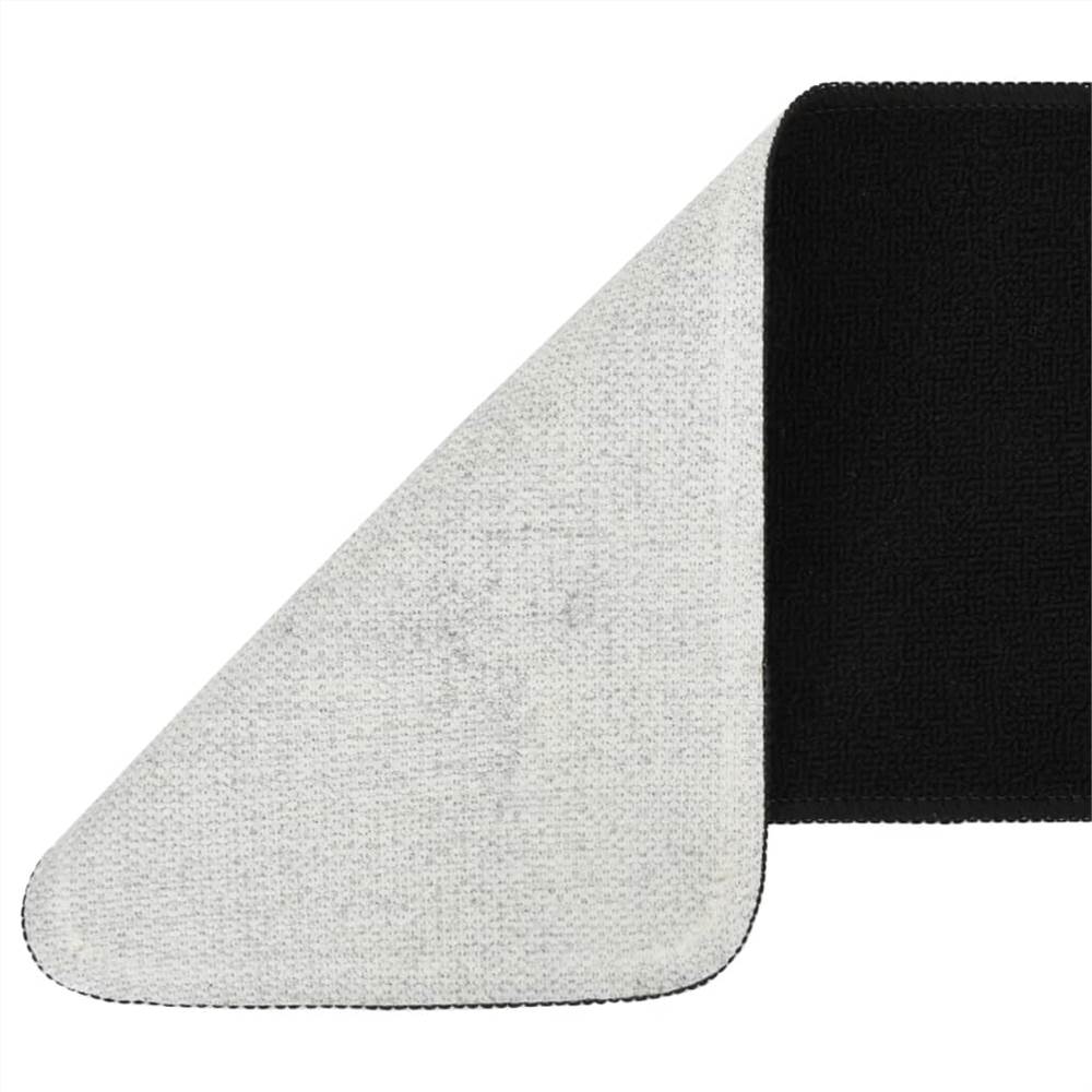 Stair Mats 15 pcs 75x20 cm Black Anti Slip