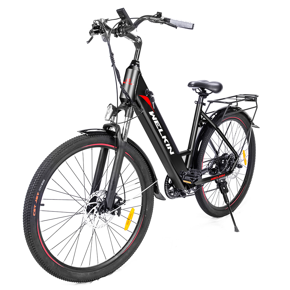 WELKIN WKEM002 Electric Bicycle 250W 25Km H City Bike Black