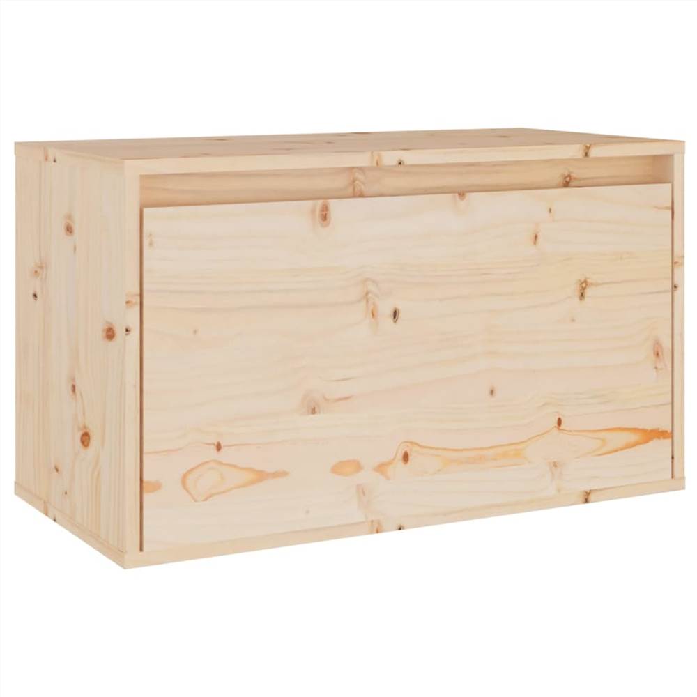 Wall Cabinet 60x30x35 cm Solid Pinewood