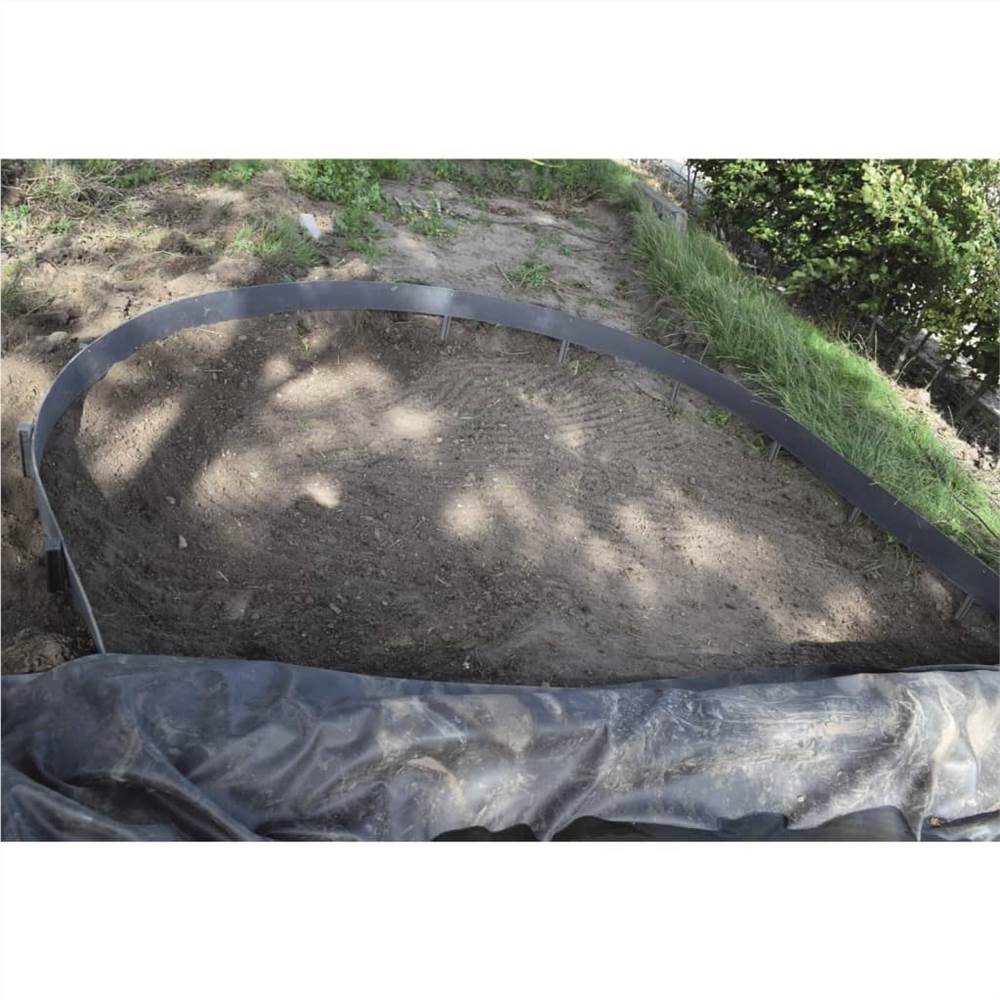 Nature Garden Border Edging 14cmx10m 7mm Black