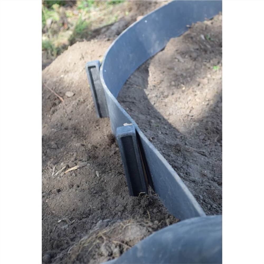 Nature Garden Border Edging 14cmx10m 7mm Black