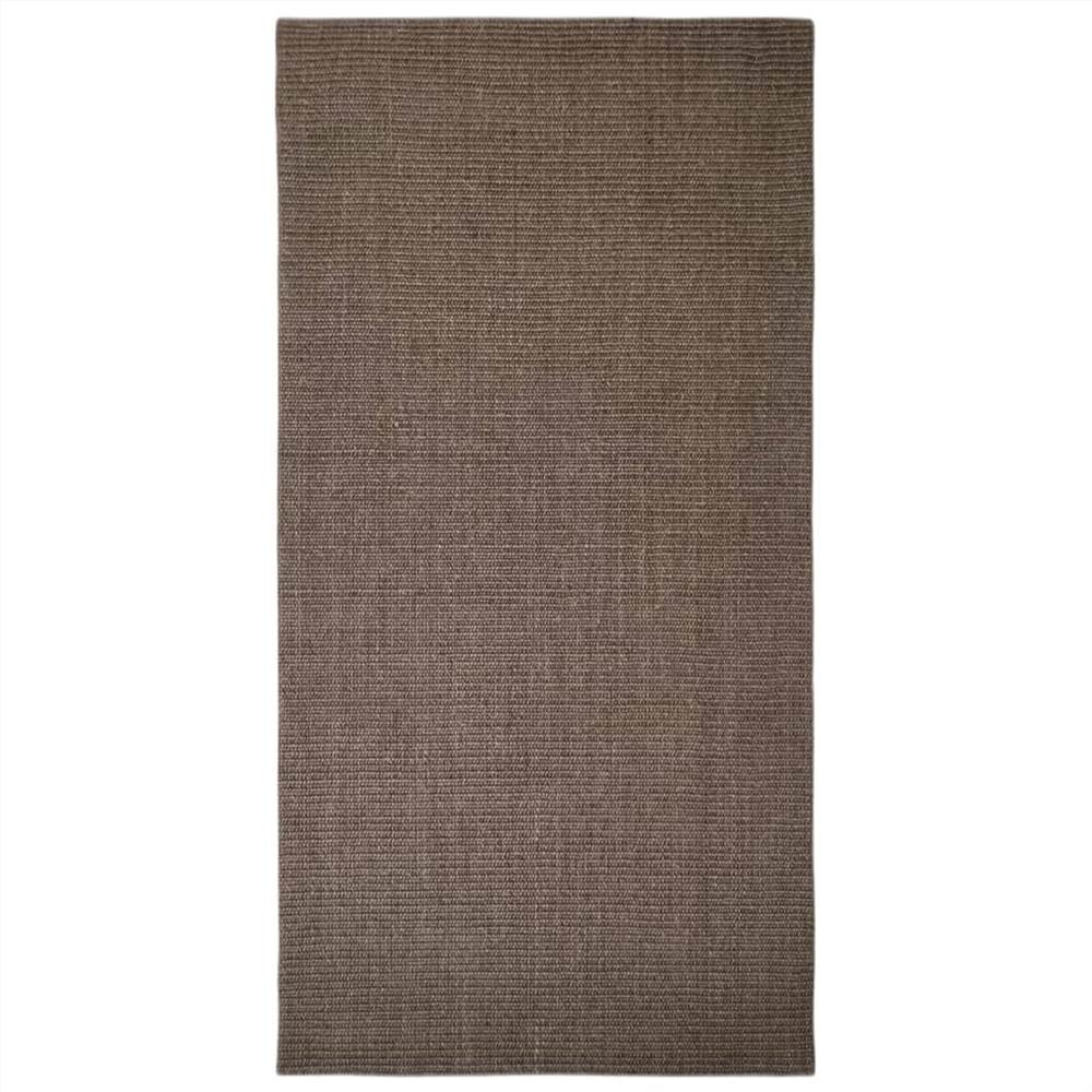 Rug Natural Sisal 100x200 cm Brown