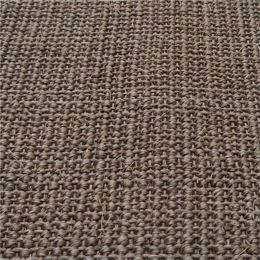 Rug Natural Sisal 100x200 cm Brown