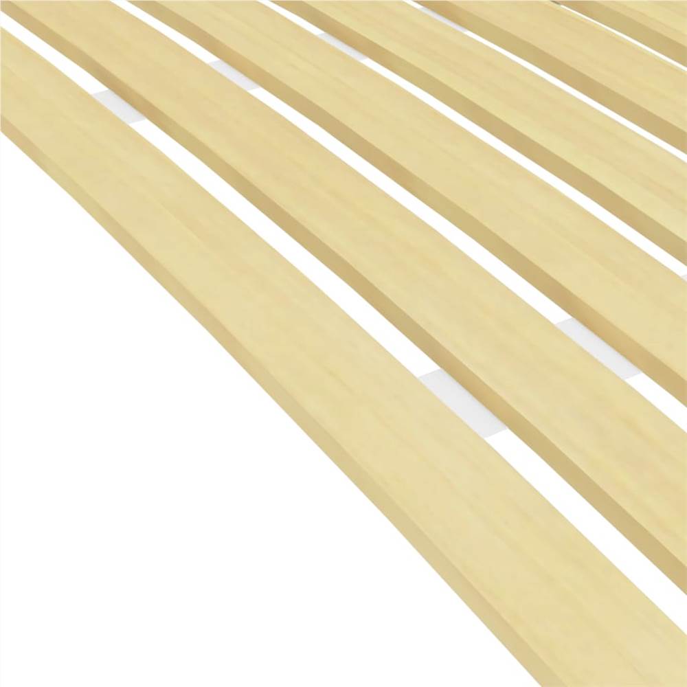 Slatted Bed Base with 17 Slats 80x200 cm