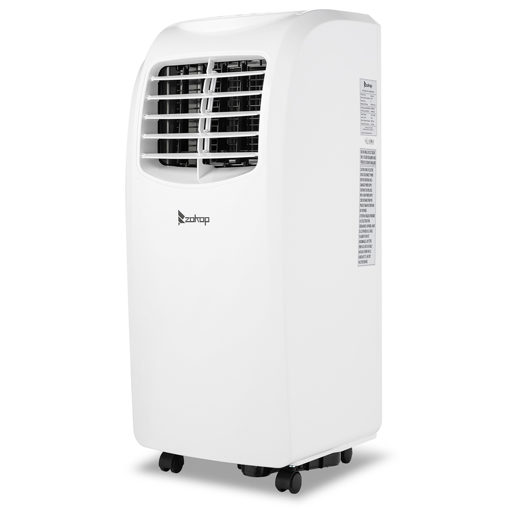 

ZOKOP 8000BTU 115V/60Hz Air Conditioner with Four Casters, Side Outlet Portable Refrigeration, Remote Control Low Noise