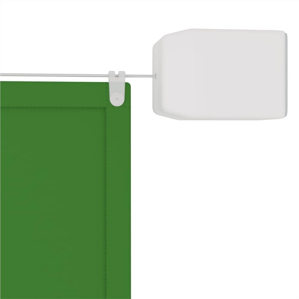 Vertical Awning Light Green 100x270 cm Oxford Fabric
