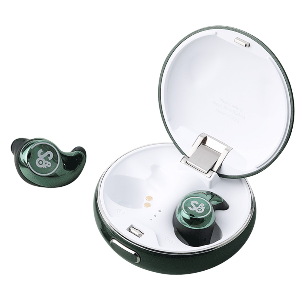 

Mifo S Bluetooth 5.2 ANC Blanced Armature TWS Earphones, Adaptive ANC, Strong Mild Passthrough, IPX7 Waterproof, 40H Playtime, Charge 15mins Play for 2 Hours, Low Latency Mode, Sleep Mode, Gem Green