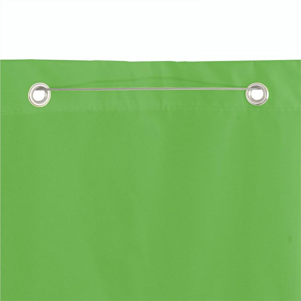 Balcony Screen Light Green 140x240 cm Oxford Fabric