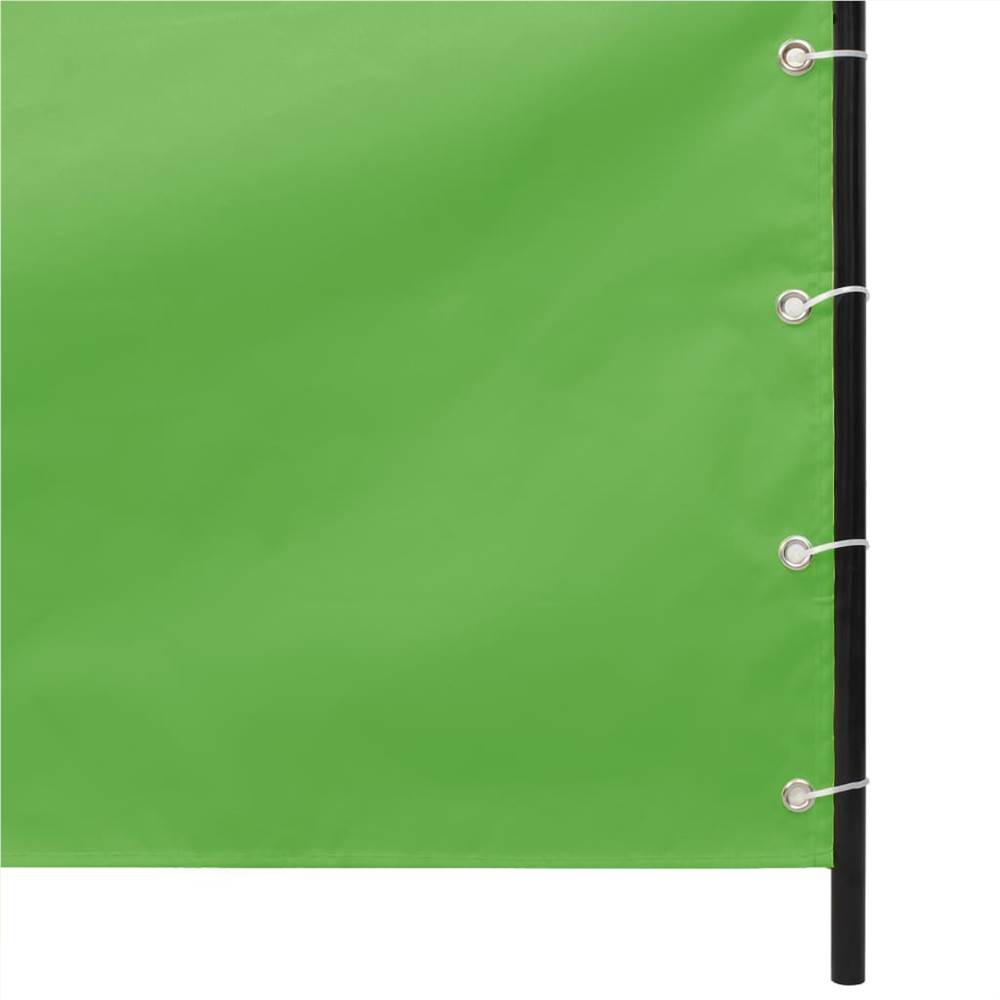 Balcony Screen Light Green 140x240 cm Oxford Fabric