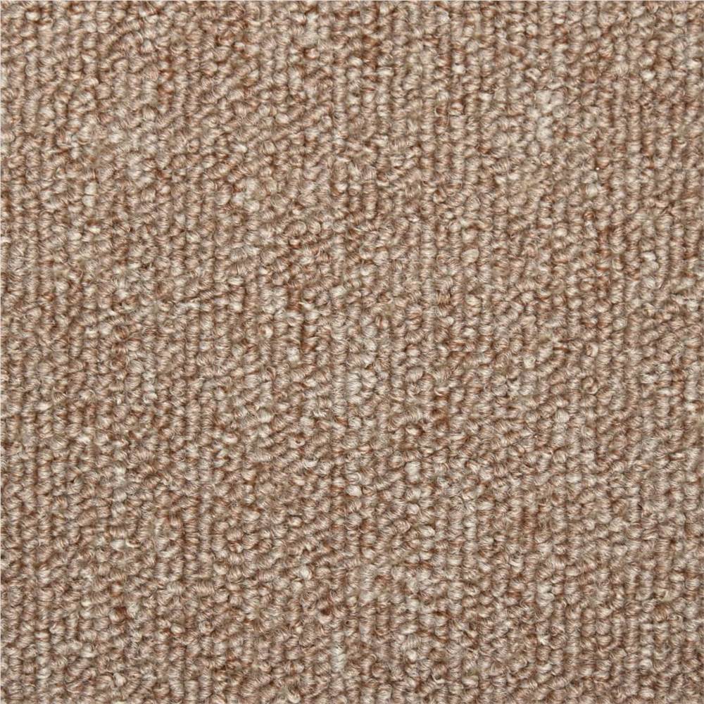 Stair Mats 10 pcs 65x25 cm Light Brown