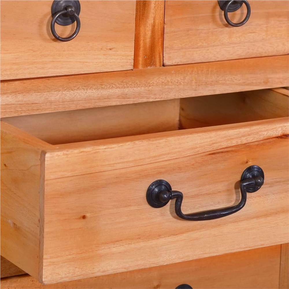 Chest of Drawers 45x35x100 cm Solid Wood Mahogany