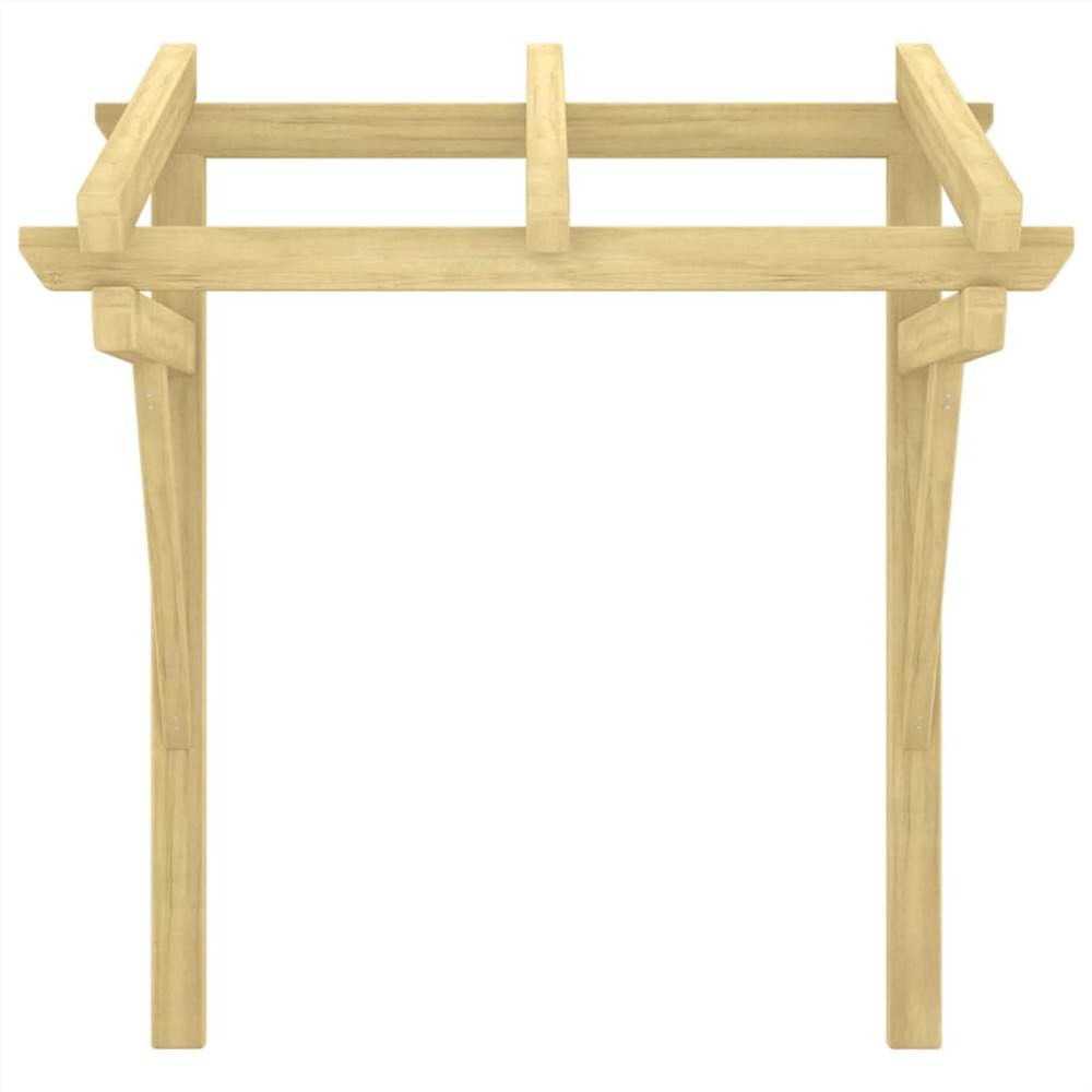 Door Canopy 100x100x100 cm Impregnated Solid Wood Pine