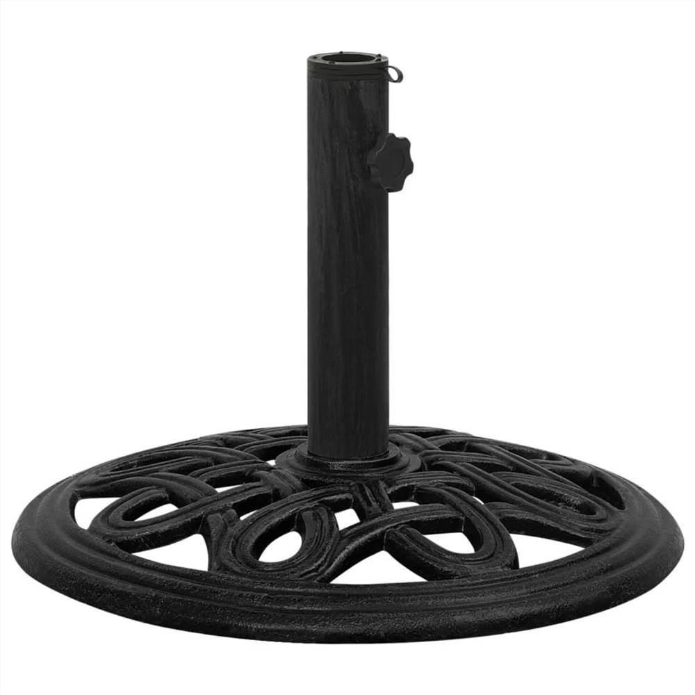 

Umbrella Base Black 44x44x32 cm Cast Iron