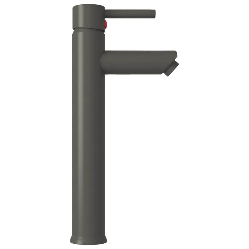 Bathroom Sink with Tap and Push Drain Clear Tempered Glass