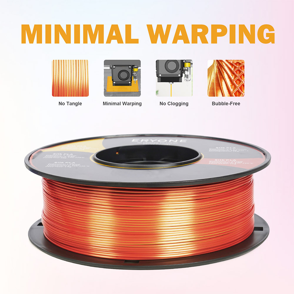 Eryone Dual Color Silk Pla Filament Kg Gold And Copper Europe