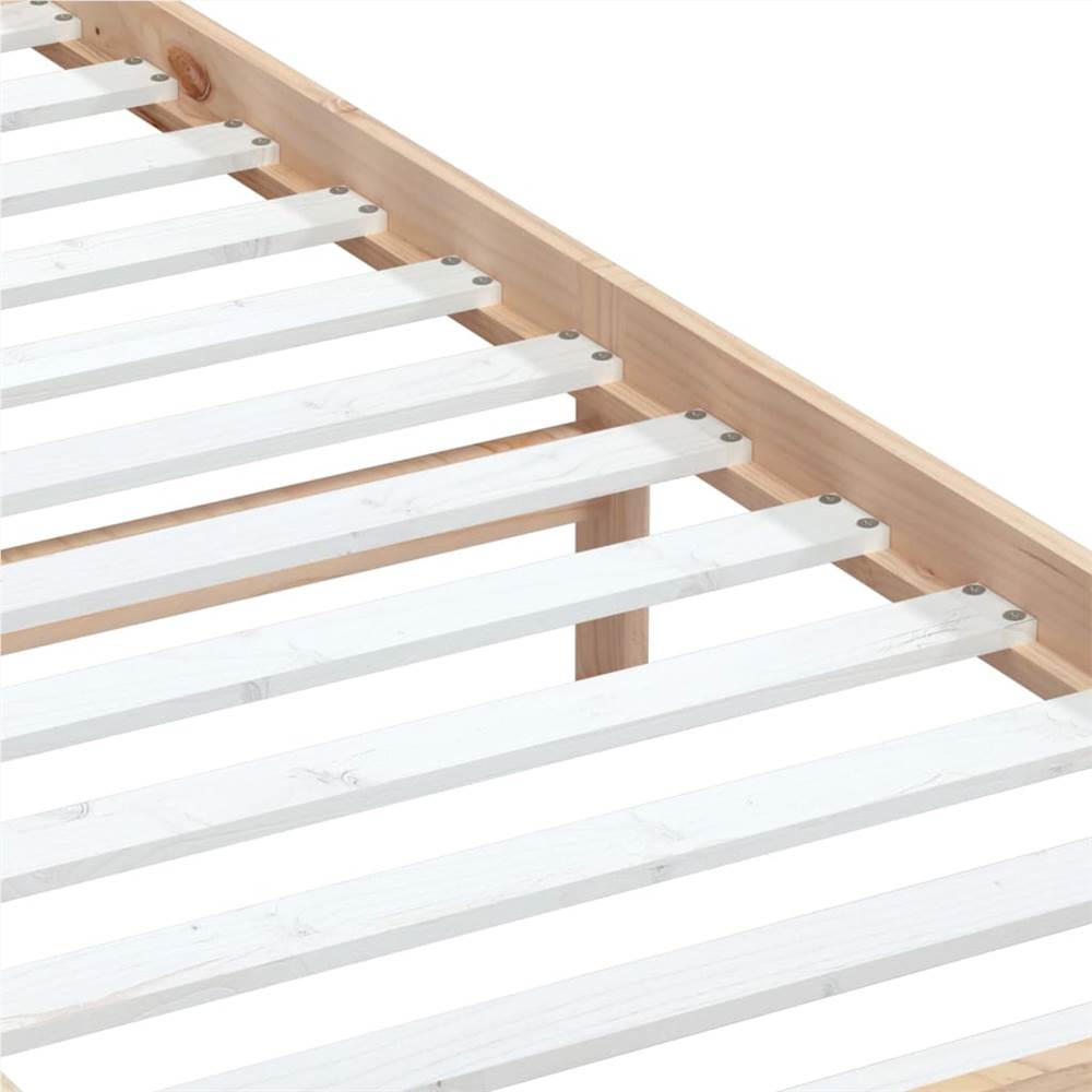 Bed Frame Solid Wood 90x200 cm 3FT Single