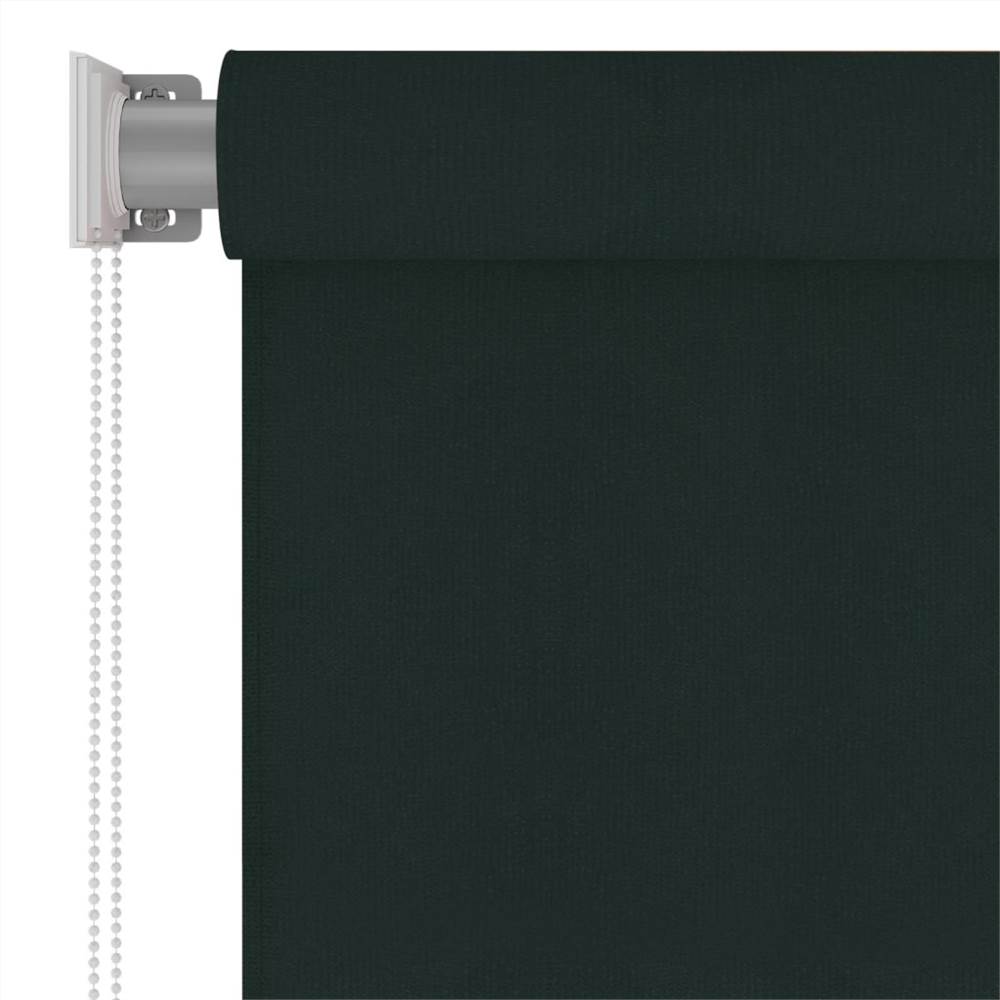 Outdoor Roller Blind 200x140 cm Dark Green HDPE