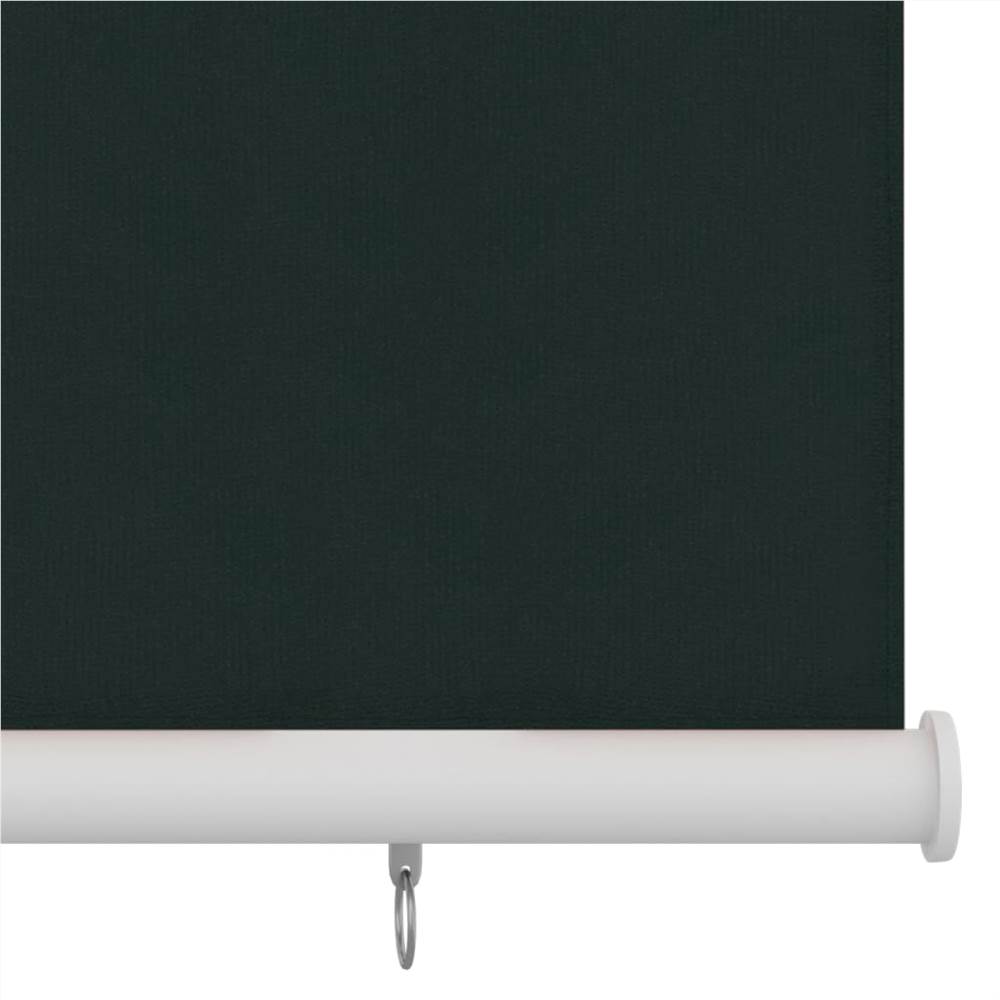 Outdoor Roller Blind 200x140 cm Dark Green HDPE