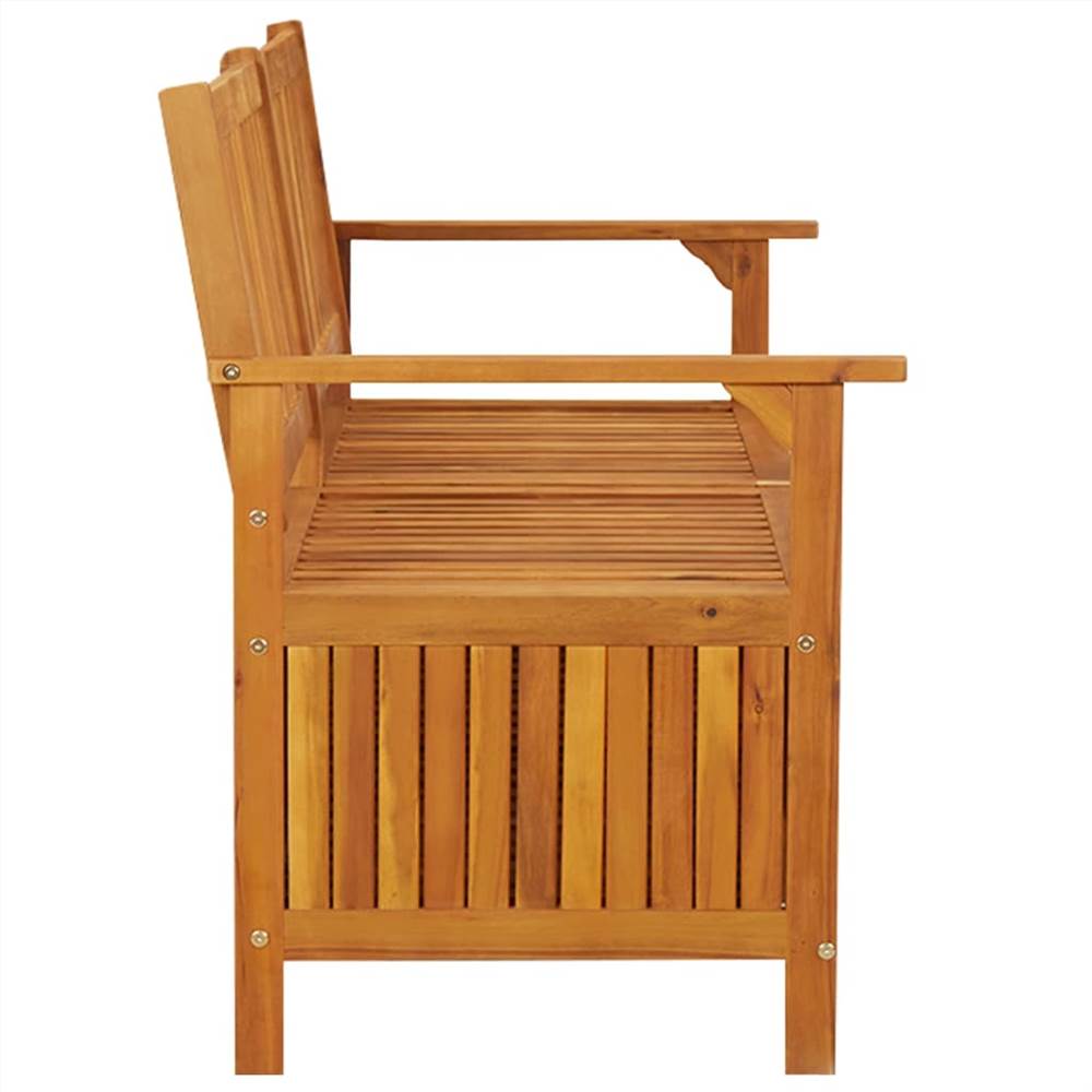 Storage Bench 148 cm Solid Wood Acacia