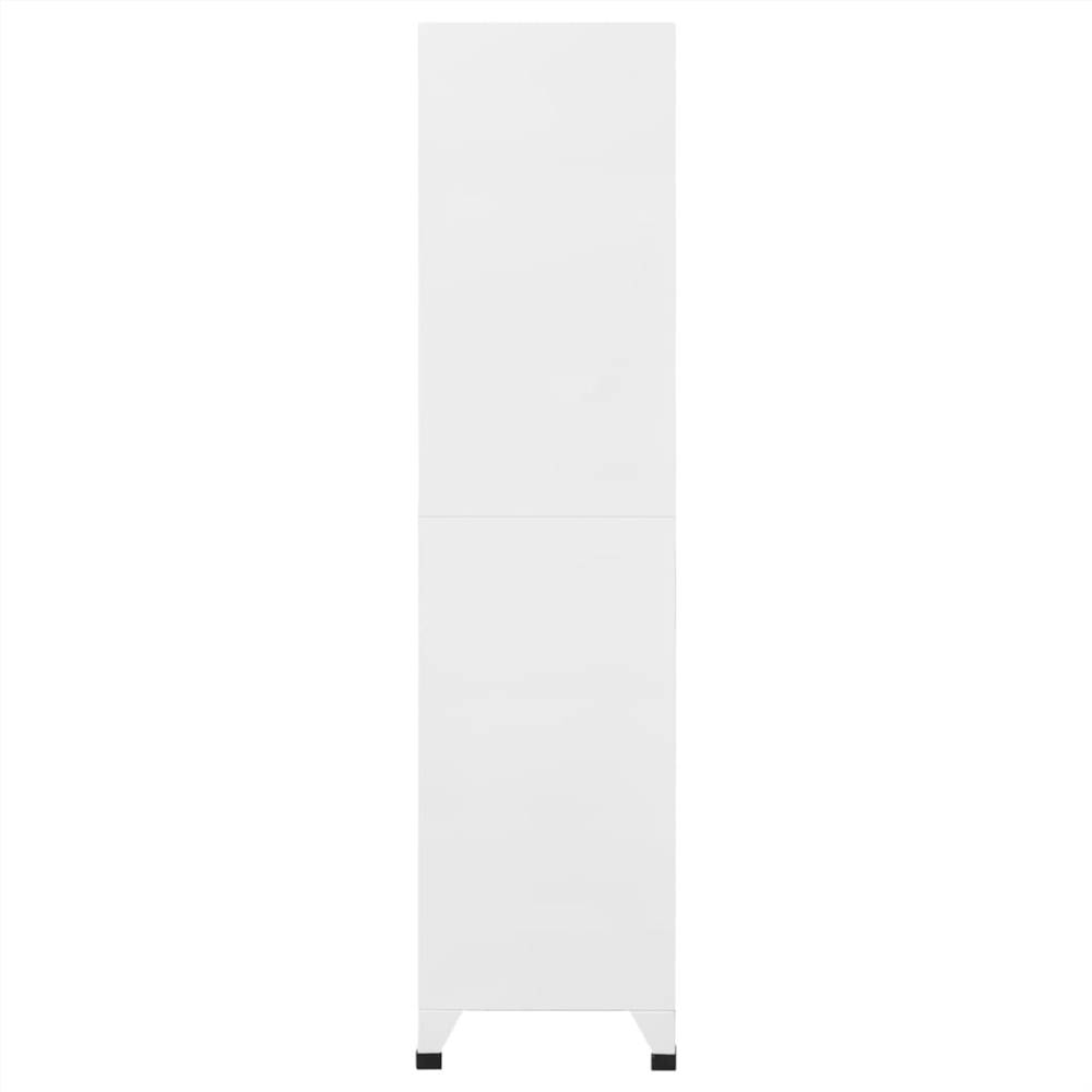 Locker Cabinet Light Grey and Dark Grey 90x45x180 cm Steel