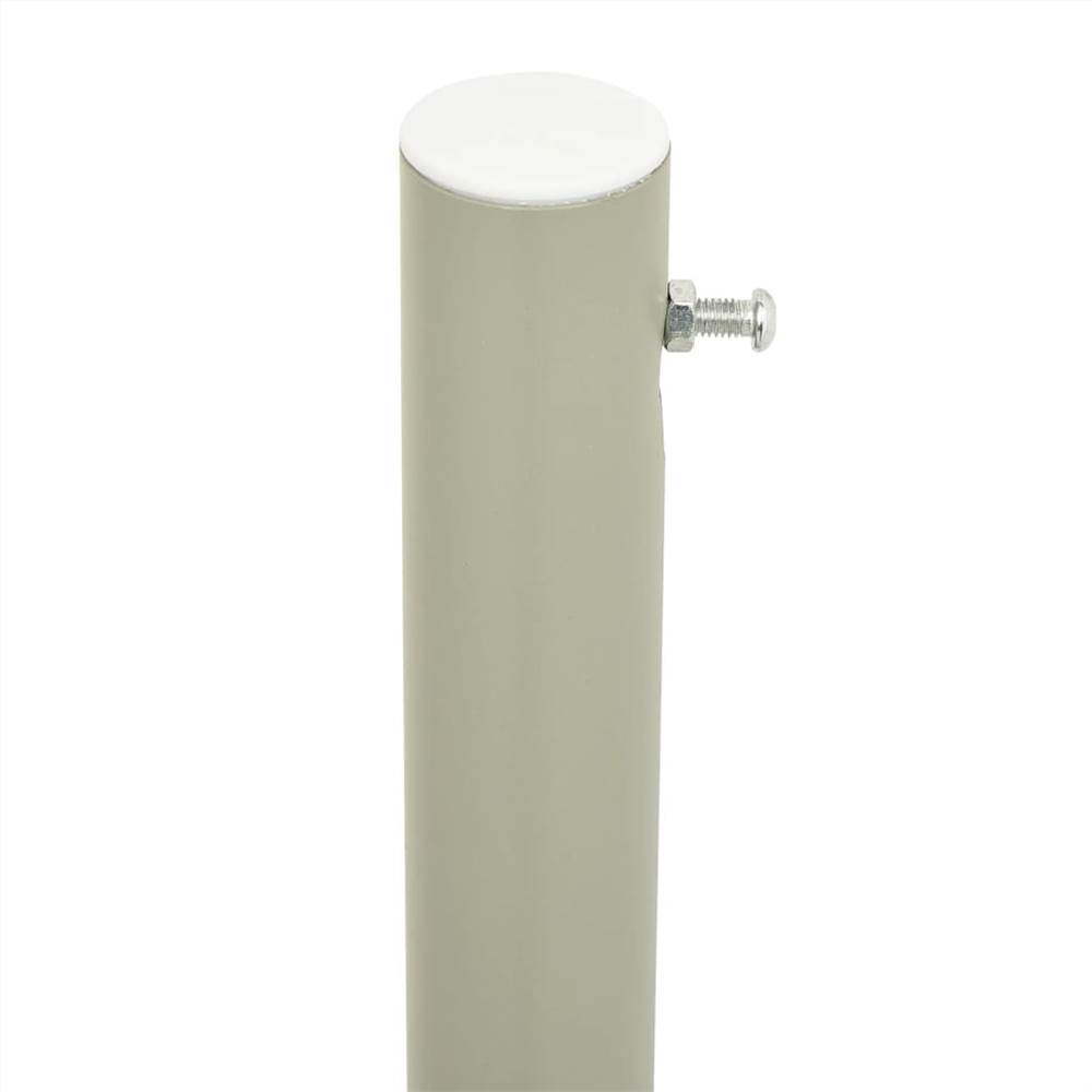 Patio Retractable Side Awning 220x300 cm Grey