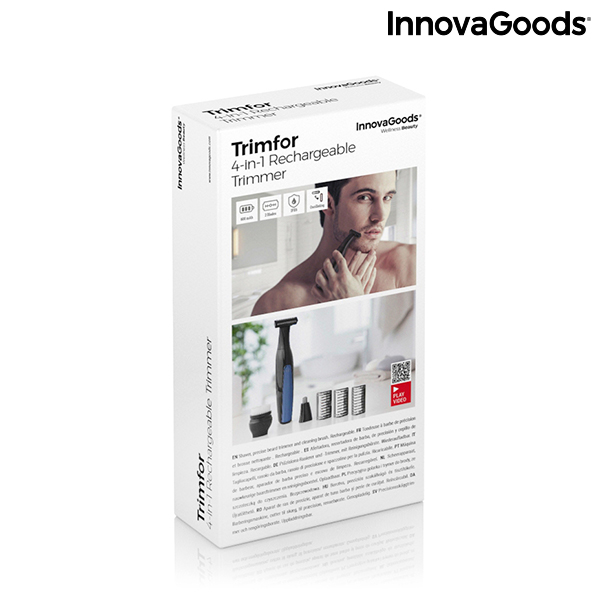4 in 1 Rechargeable Ergonomic Multifunction Shaver Trimfor InnovaGoods