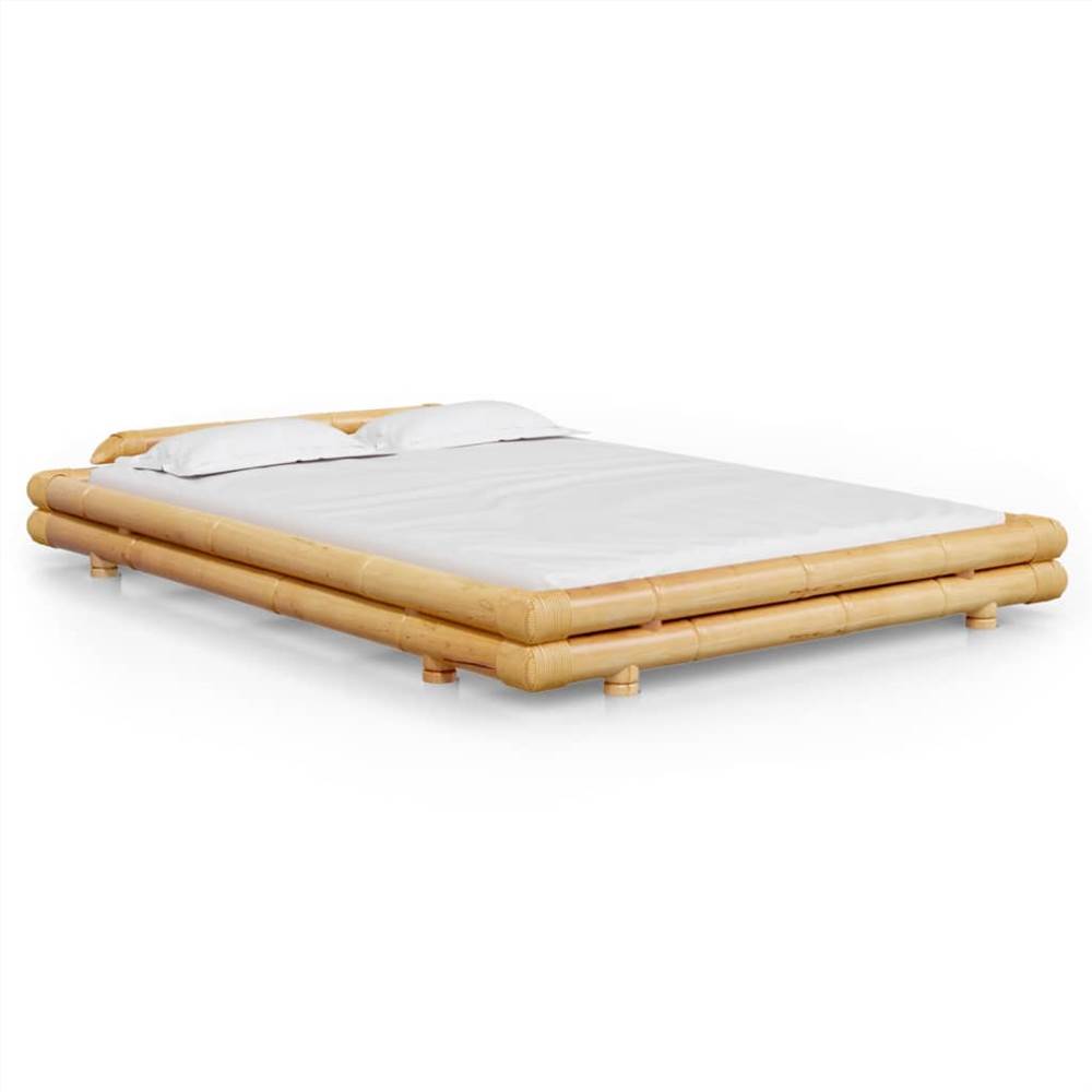 Bed Frame Bamboo 140x200 cm Double