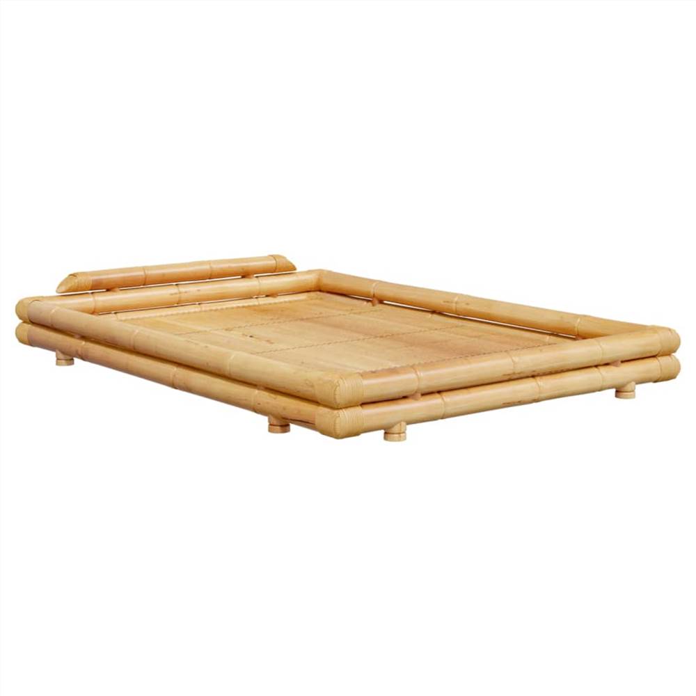 Bed Frame Bamboo 140x200 cm Double